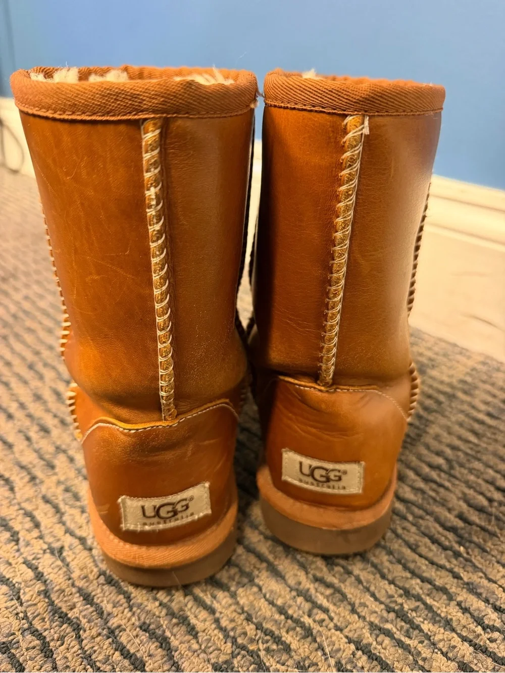 Women’s Tan Cozy Faux-Shearling Winter Boots